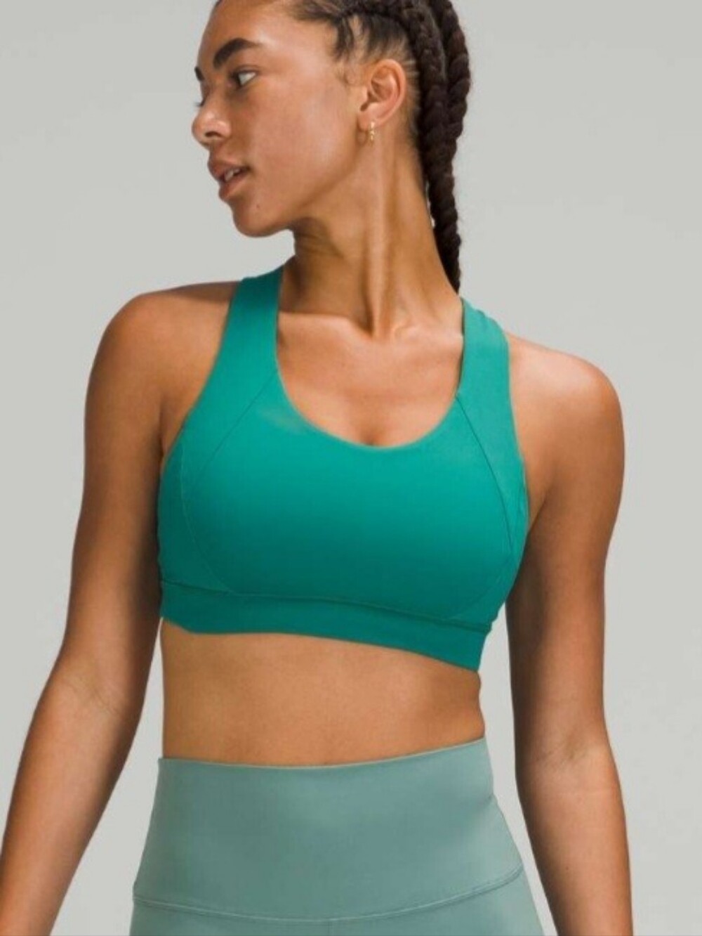 Lululemon Free To Be Elevated‎ Bra *Light Support, DD/E Cup Teal Lagoon